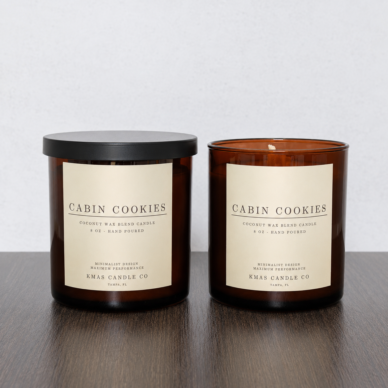 Cabin Cookies | Vela con mecha de madera