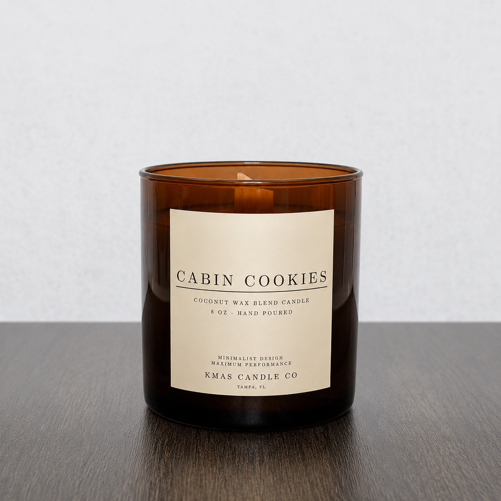 Cabin Cookies | Vela con mecha de madera