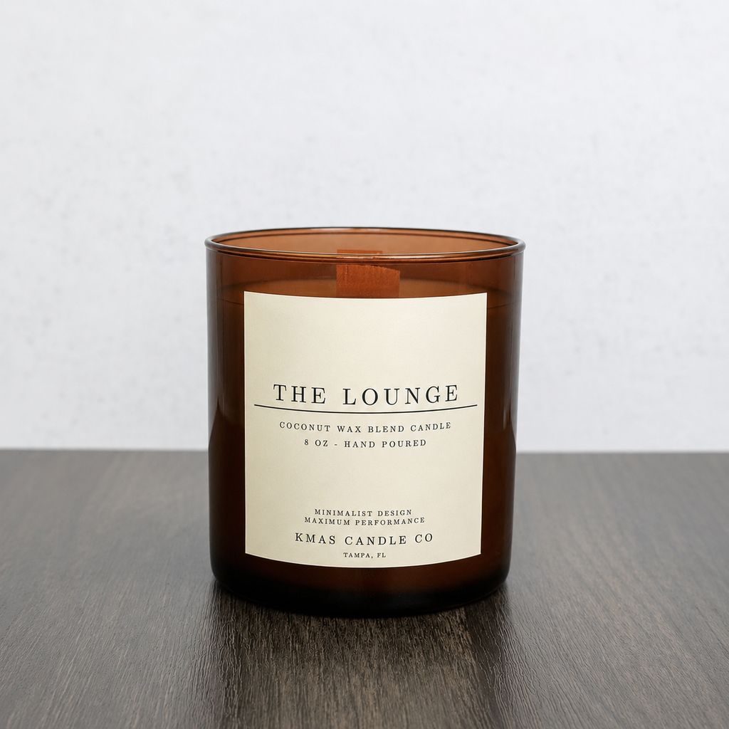 The Lounge | Vela con mecha de madera