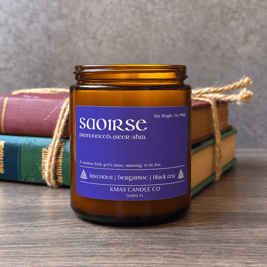 Saoirse | Wooden Wick Candle - KMAS Candle Co-Candles-KMAS Candle Co-Saoirse | Wooden Wick Candle