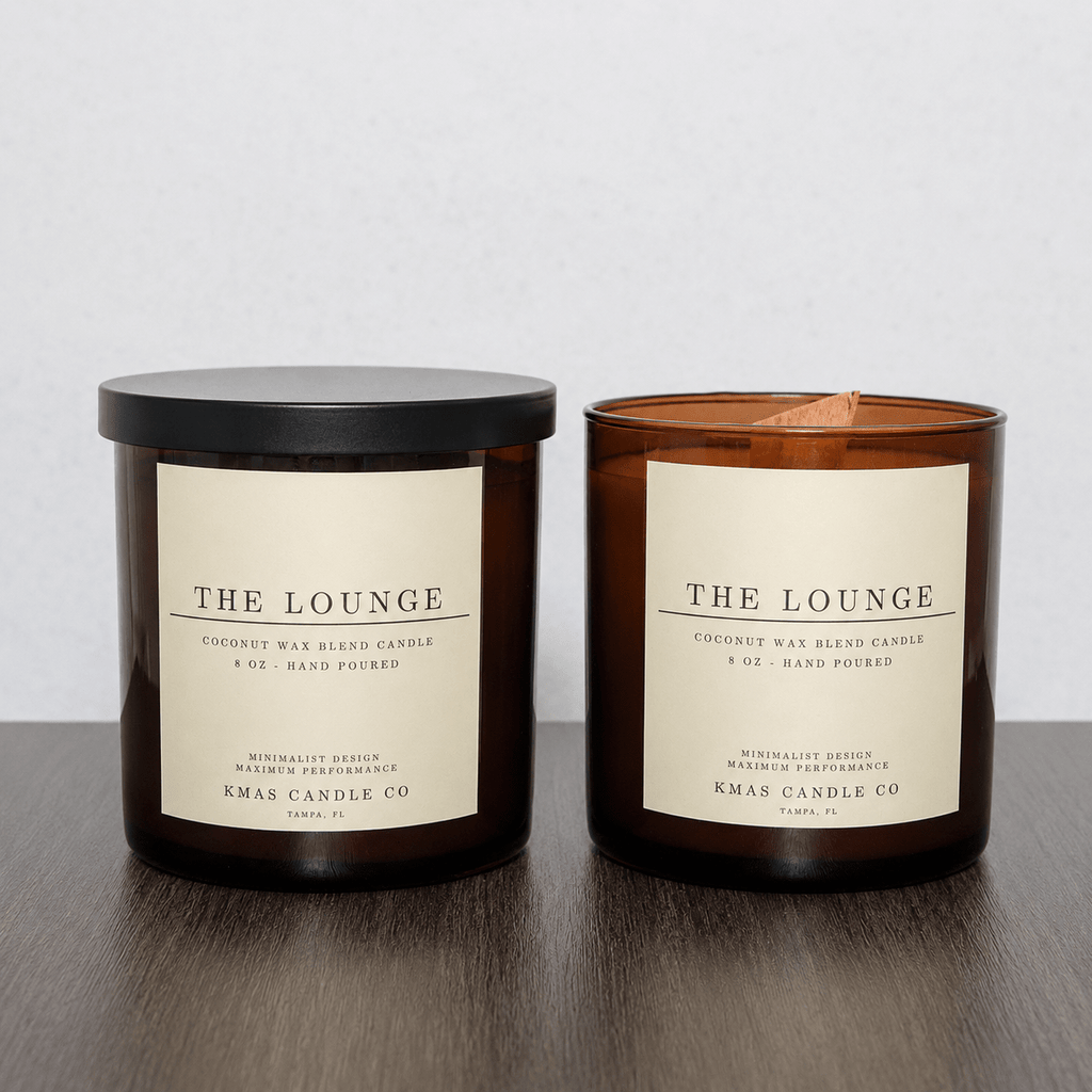 The Lounge | Wooden Wick Candle - KMAS Candle Co-Wooden Wick Candle-KMAS Candle Co-The Lounge | Wooden Wick Candle