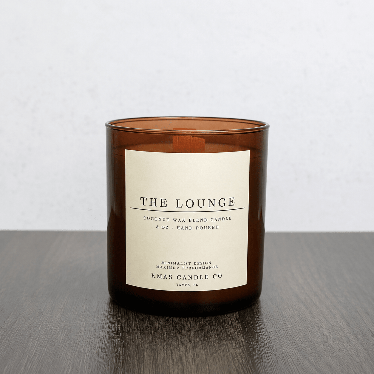 The Lounge | Wooden Wick Candle - KMAS Candle Co-Wooden Wick Candle-KMAS Candle Co-The Lounge | Wooden Wick Candle